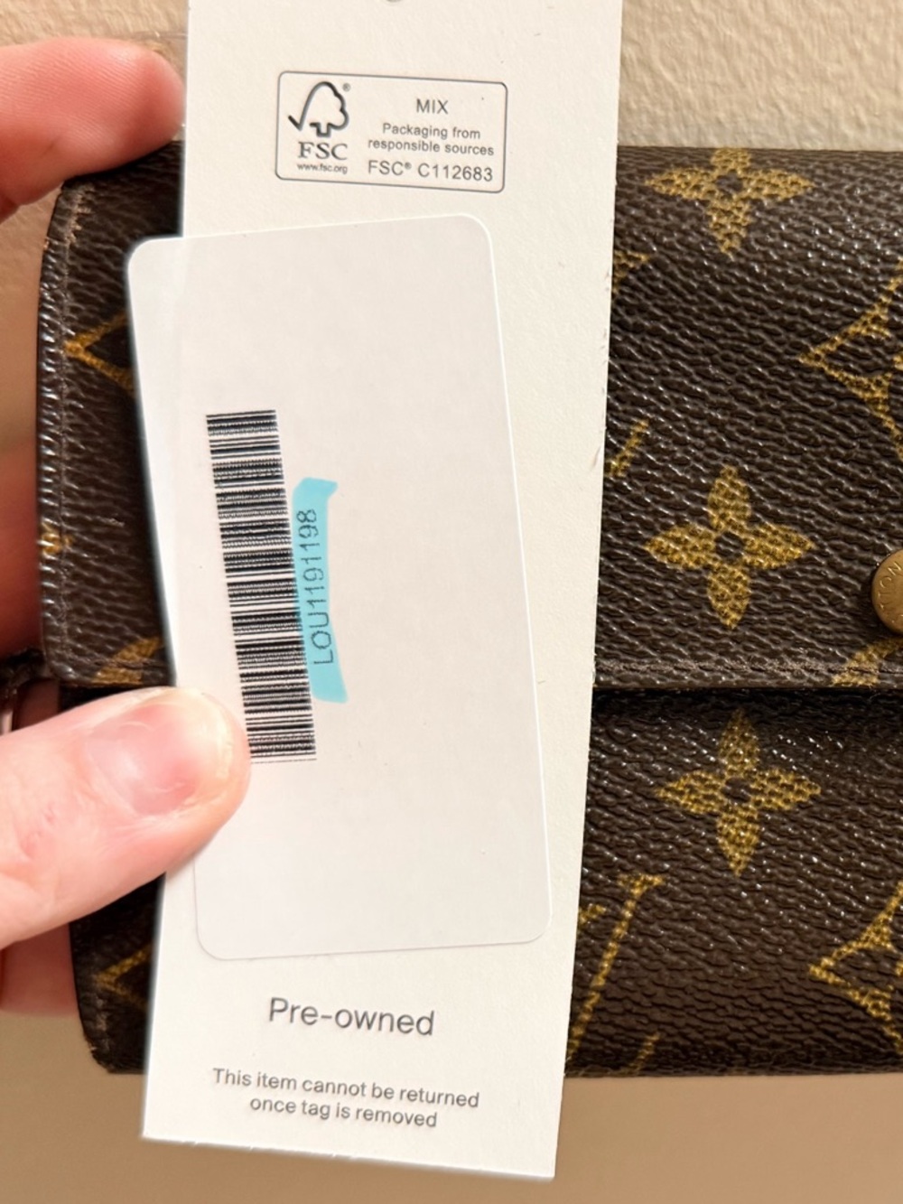 Louis Vuitton Vintage 1997 Sarah Wallet - Picture 7 of 8